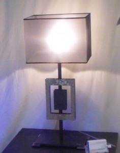 Lampe acier/inox